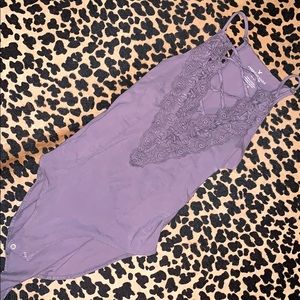 American eagle lavender bodysuit